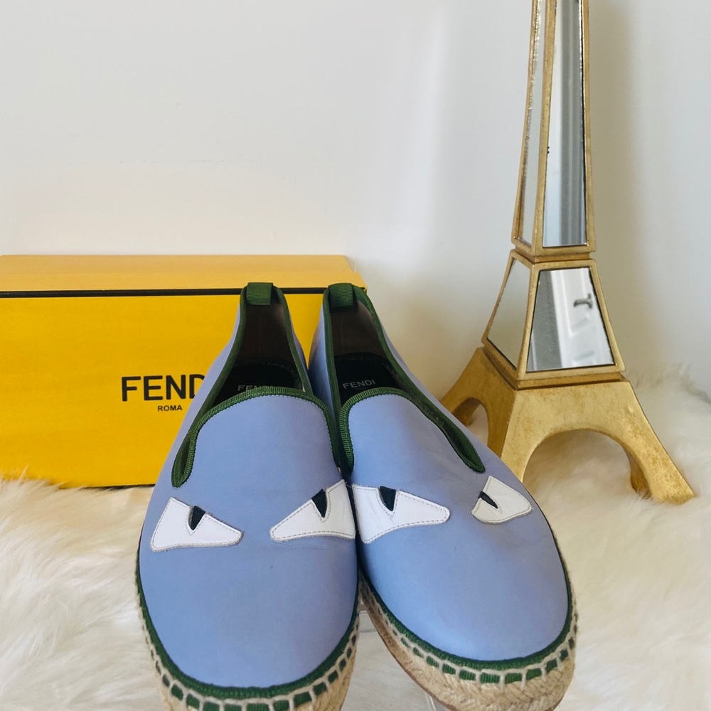 Fendi Monster eye espadrille 💯 Authentic